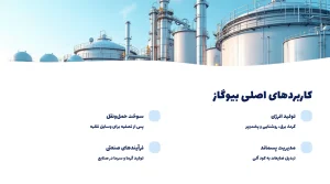 اینفوگرافیک کاربرد بیوگاز