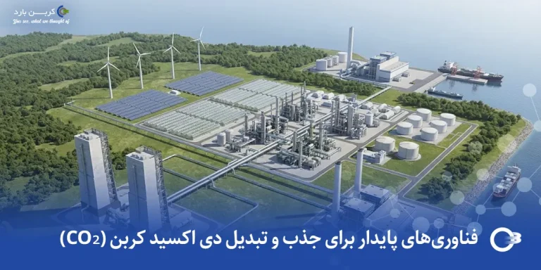 فناوری‌های پایدار برای جذب، تبدیل و راهکارهای یکپارچه دی‌ اکسید کربن (CO₂)